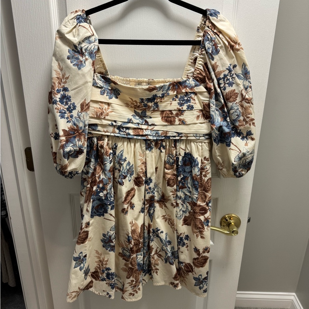 Abercrombie & Fitch Cream Floral Blouse